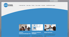 Desktop Screenshot of gaspool.de